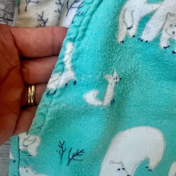 Munki Munki Bamboo Cotton Polar Bear Blue Womens Pajamas Soft Colorful Pattern - Picture 7 of 8